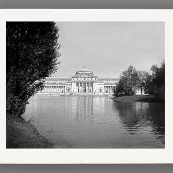 A paper print reproduction of a vintage photograph of the Chicago Worlds Fair in Jackson Park