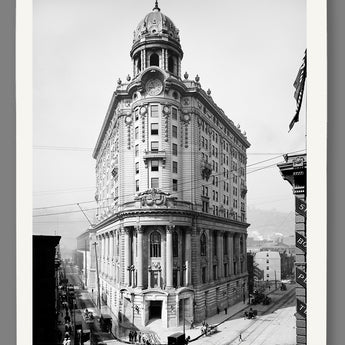 A sample of a fine art print of a vintage image depicting Pittsburgh's Wabash Station