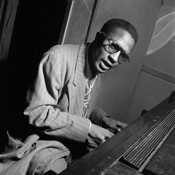 a vintage photo of Thelonious Monk performing live