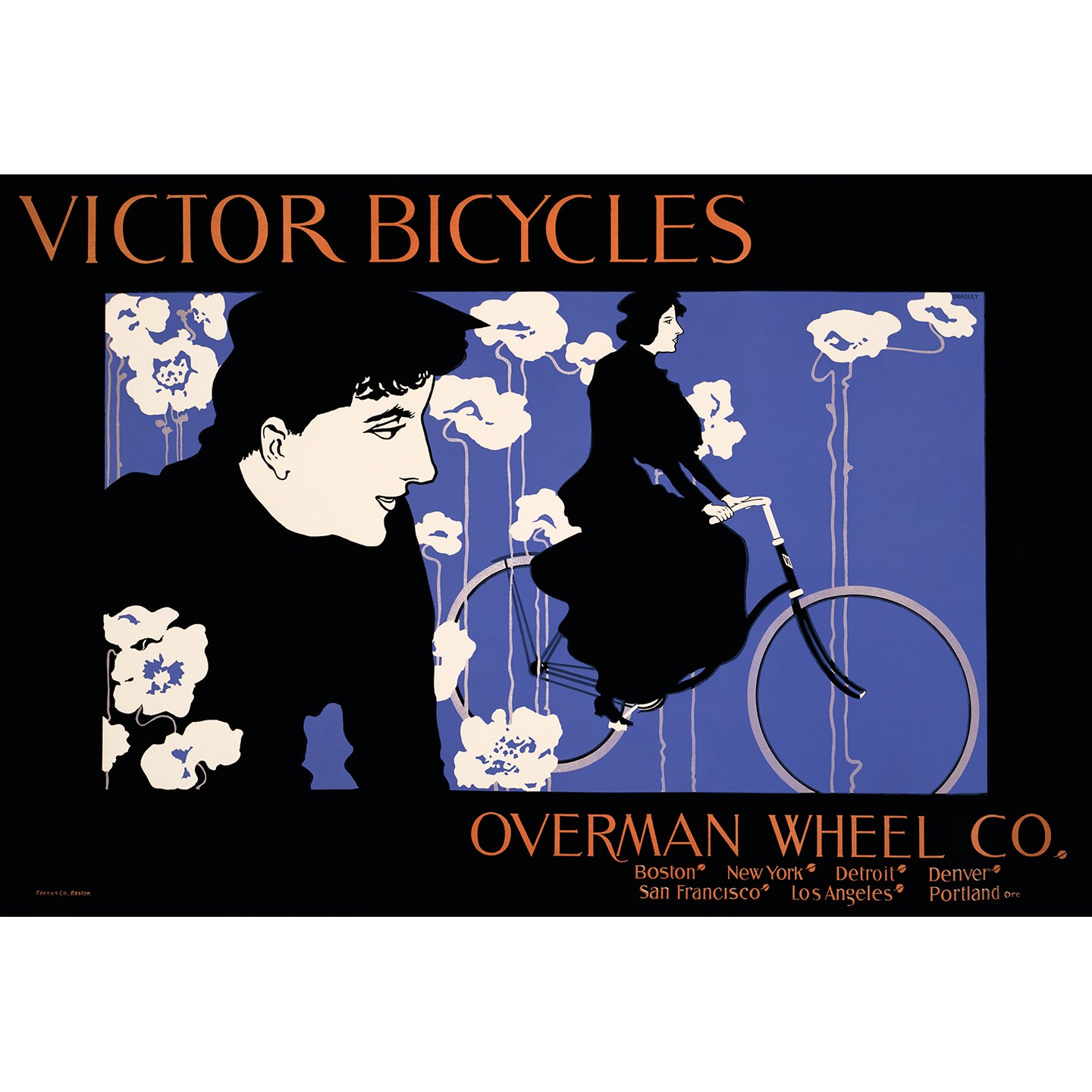 Vintage Advertisement for Victor Bicycles