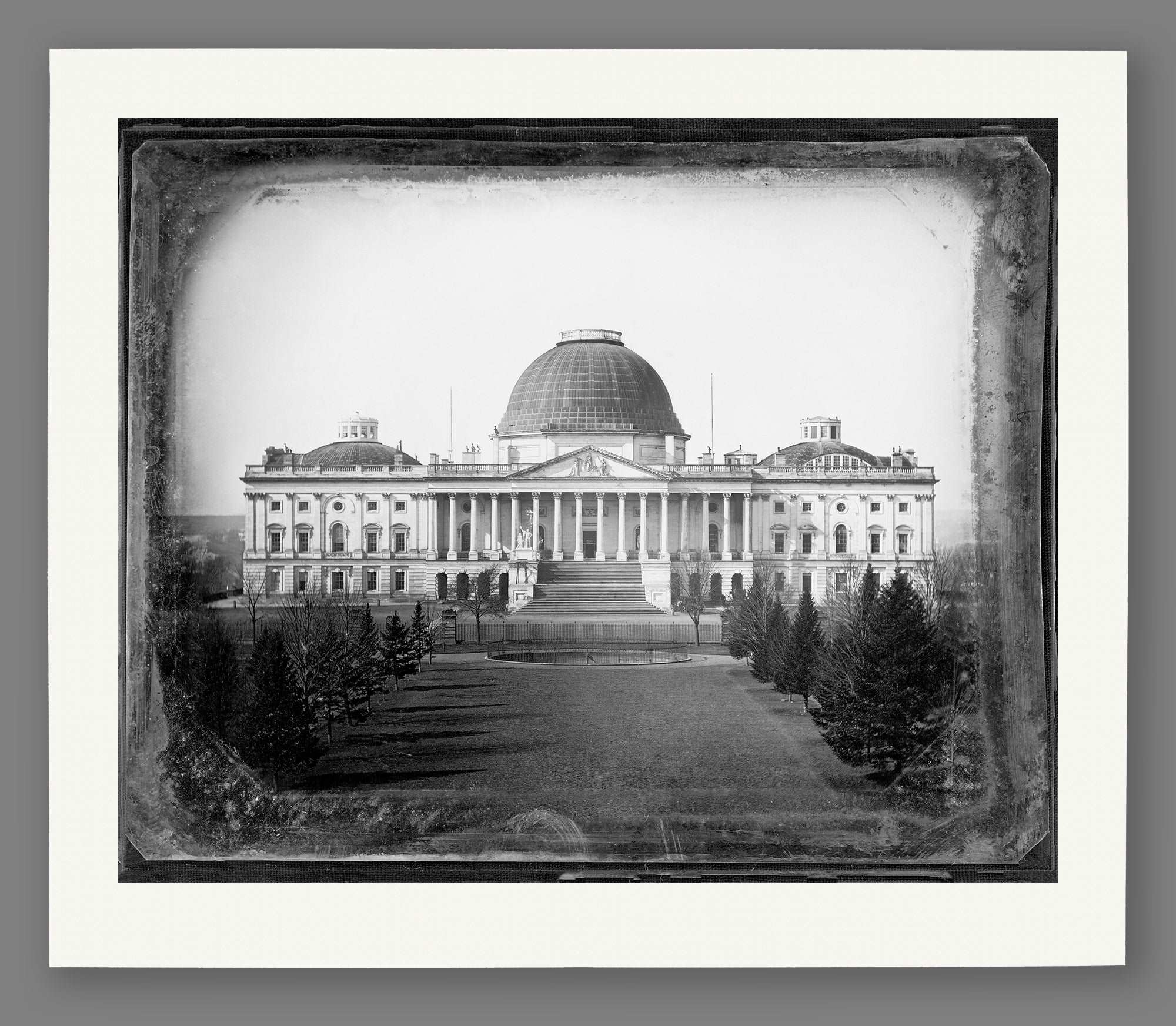 A fine art paper print of the Capitol Building in Washington DC