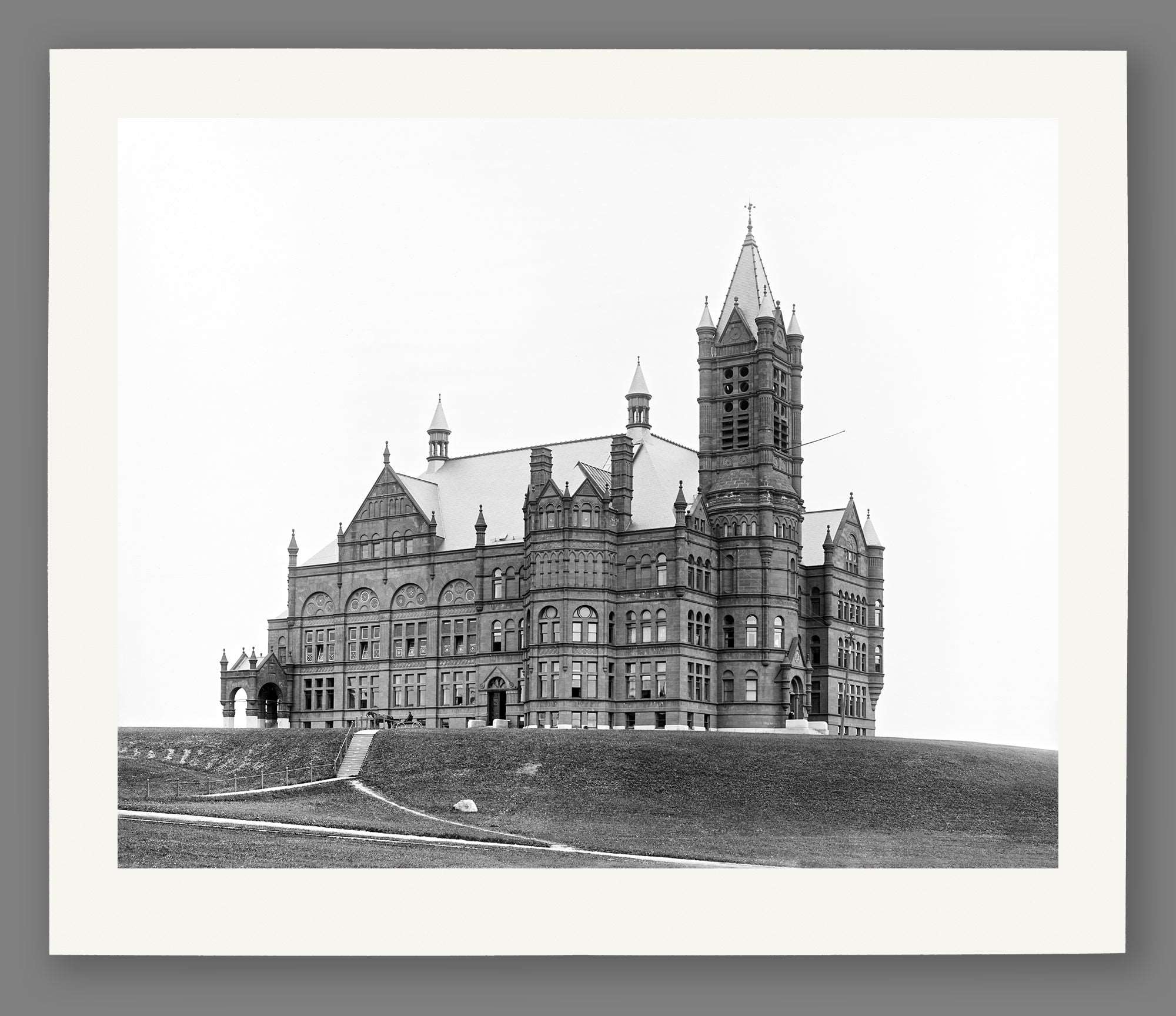 A fine art paper print of Syracuse University's Crouse Memorial College