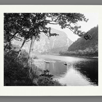 An example of a paper print of a vintage photograph of the Delaware Water Gap