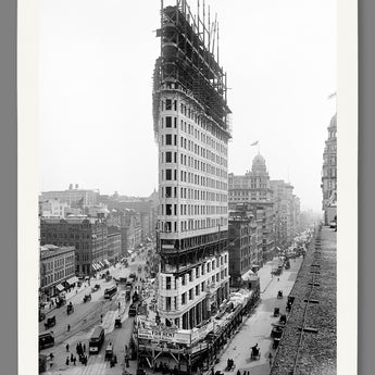 A digital mockup of a paper print reproduction of vintage photography
