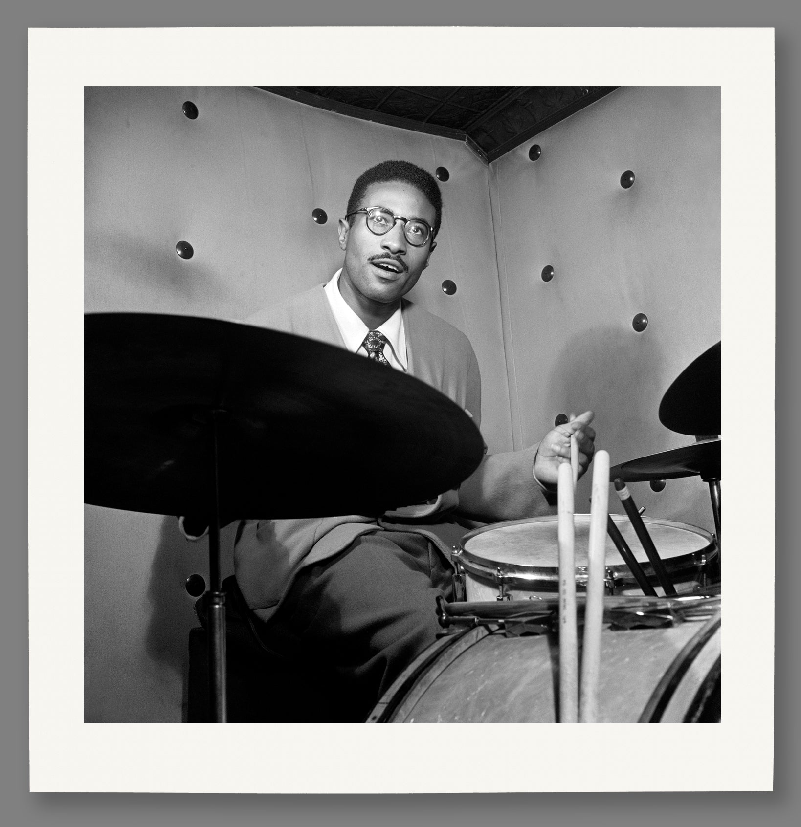 Max Roach Instrument Vintage Jazz Musician Max Roach - Historic Photo Print | Old Town Print ...