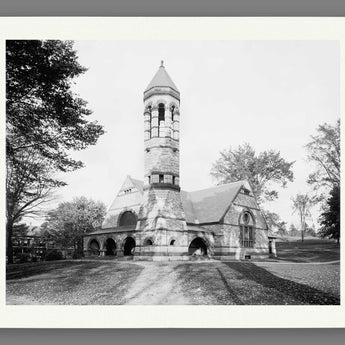 A fine art paper print of a vintage photograph of Dartmouth College