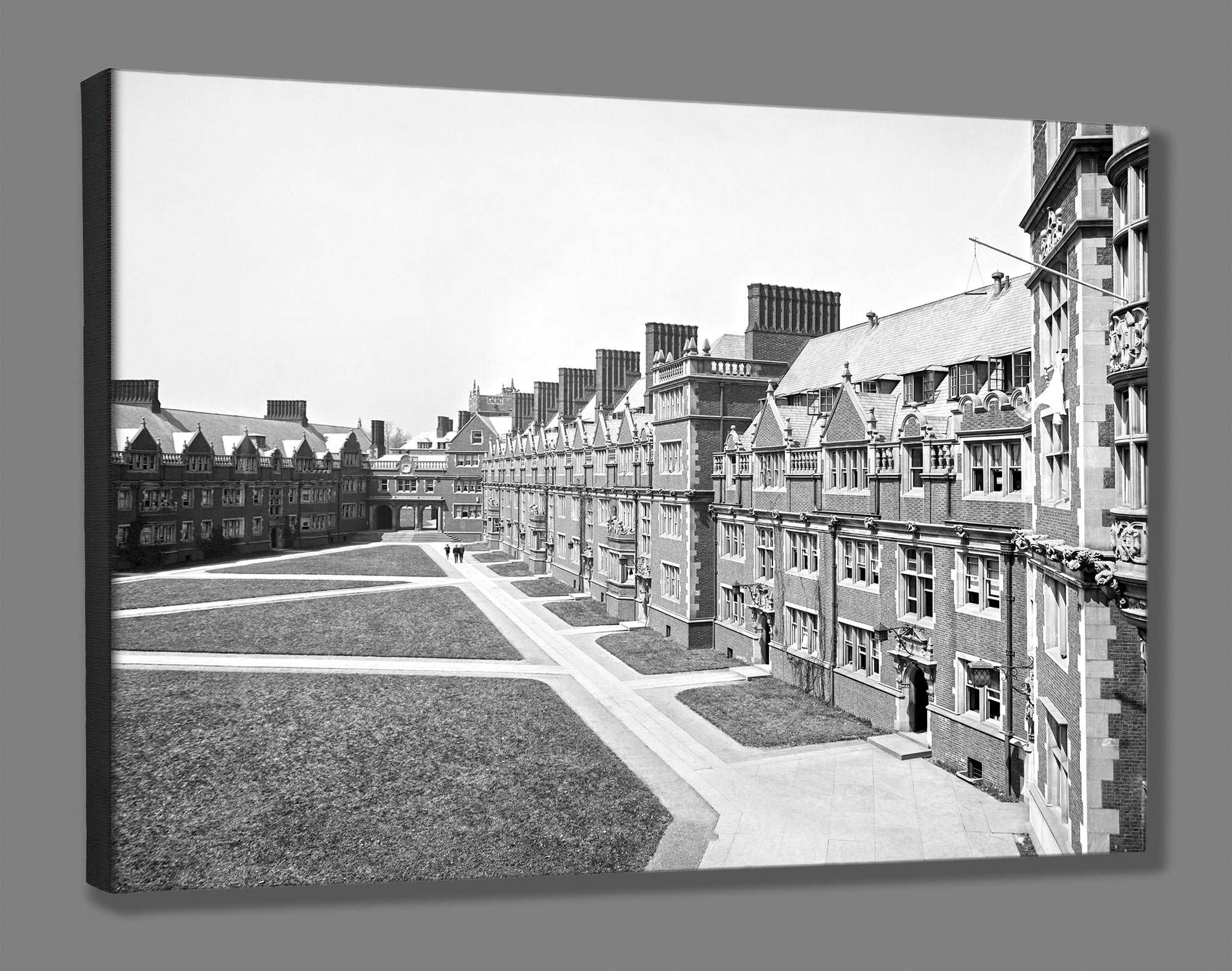 A canvas print reproduction of vintage photography of the University of Pennsylvania