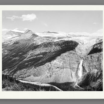 A paper print reproduction of vintage photography featuring Yoho Valley in British Columbia